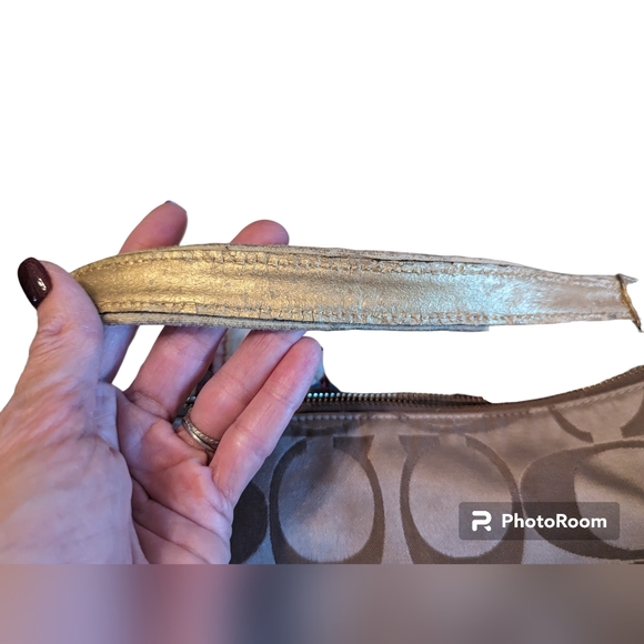 RARE COACH Y2K POPPY KHAKI DAISY POP C APPLIQUE HOBO shoulder/crossbody - Picture 12 of 16